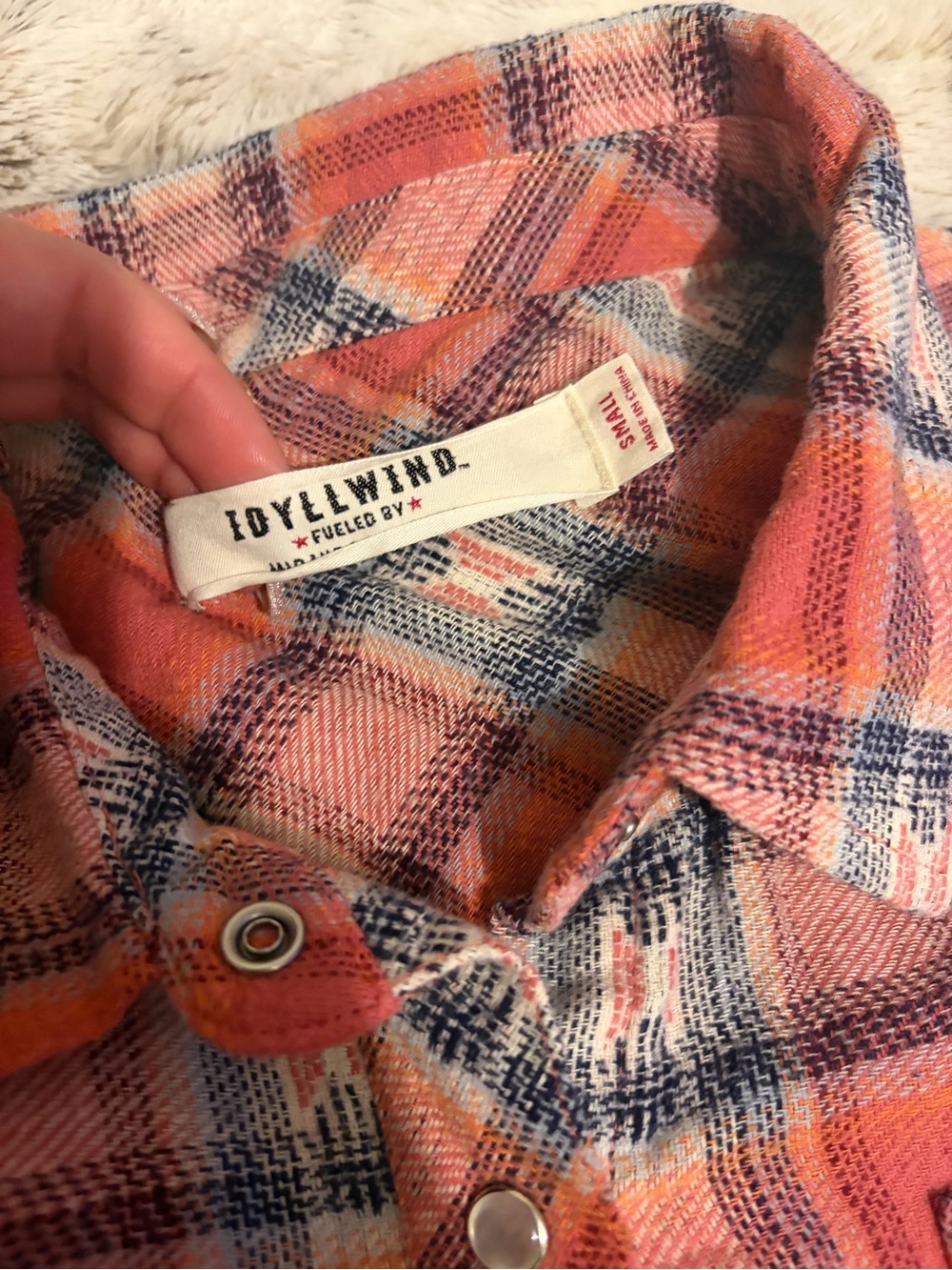 Idyllwind salmon button down - Picture 3 of 4